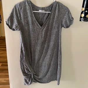 Grey T shirt dress
